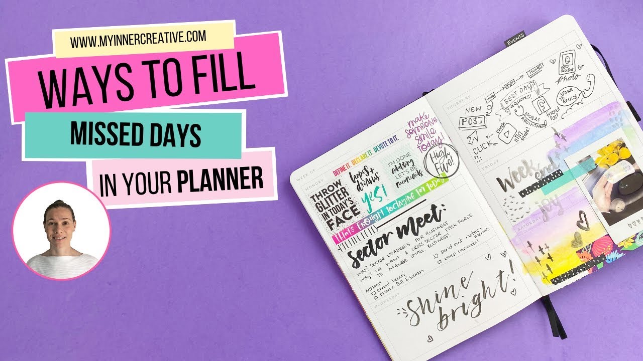5 ways to fill blank pages in your planner, notebook or bullet journal