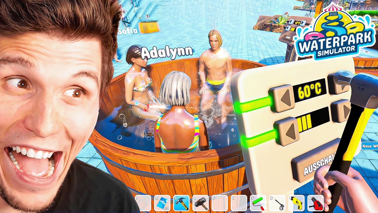 Mein Wasserpark bekommt WHIRLPOOLS & SAUNA | Wasserpark Simulator UPDATE
