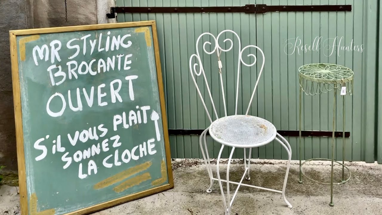 How we brocante in France |  Antiquing & Thrifting Visual Tour