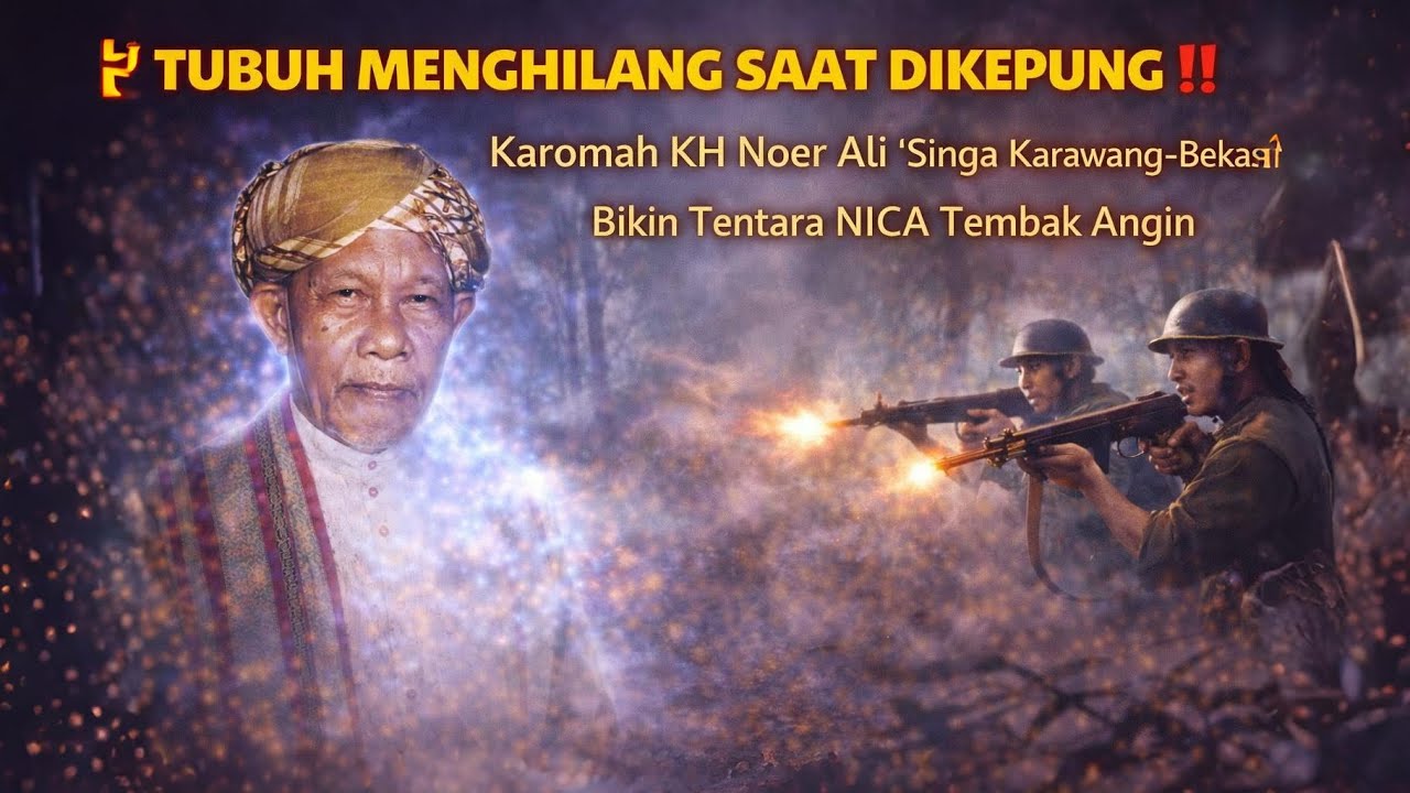 TUBUH MENGHILANG SAAT DIKEPUNG ‼️ Karomah KH Noer Ali 'Singa Karawang-Bekasi'