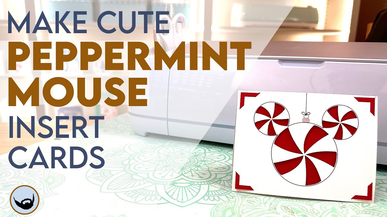 Make a Cute Peppermint Mouse Insert Card for the Holidays!