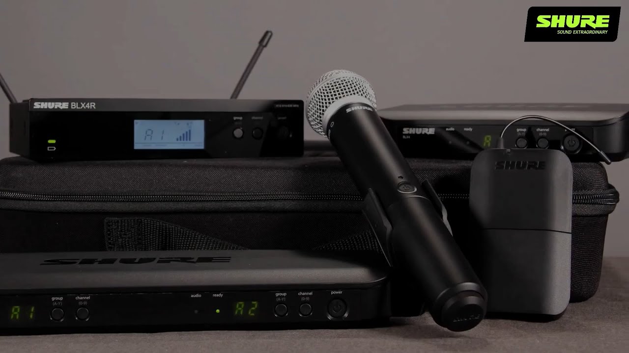 Diferencias entre los sistemas inalámbricos BLX4 y BLX4R de Shure