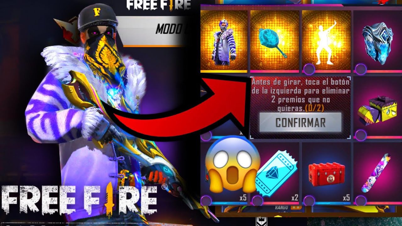 ASI CONSEGUI LA SKIN DE LA NUEVA RULETA MÁGICA Y LA M60 😱🔥*EPICO* FREE FIRE!!