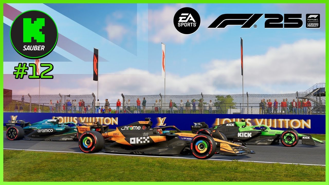 F1 25 - MODO CARREIRA - NO MEIO DOS GIGANTES! DISPUTA COM ALONSO E RUSSELL - #12