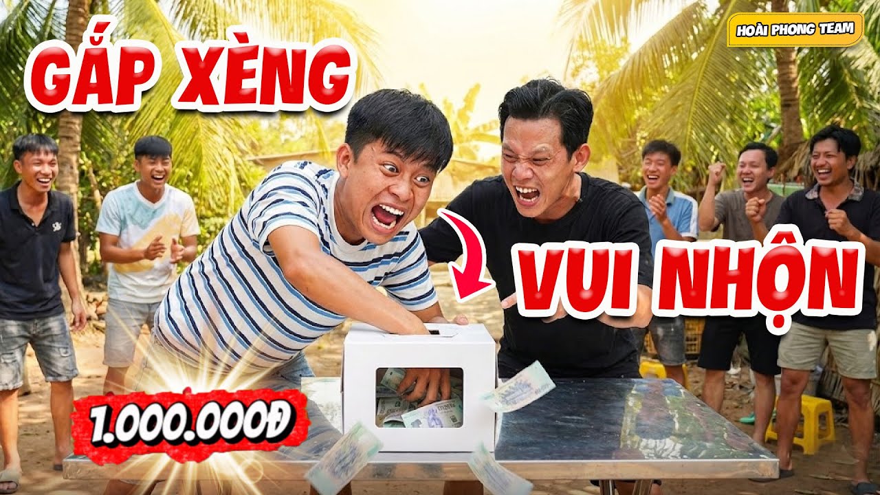 Thử Thách Gắp Xèng Vui Nhộn, Gắp Được Bao Nhiêu Lấy Bấy Nhiêu | Team Hoài Phong TV