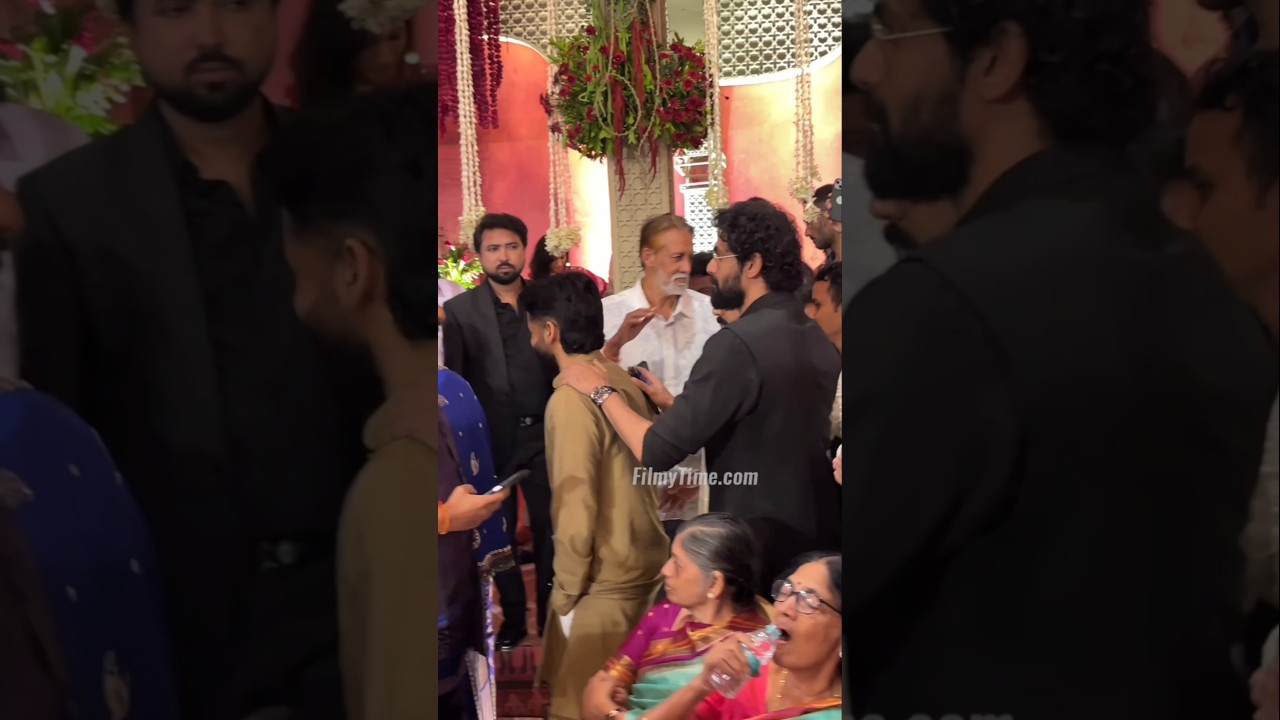 #Rana #NagaChaitanya 😍 at #JrNtr Brother in law #Narnenithiin Wedding | FilmyTime