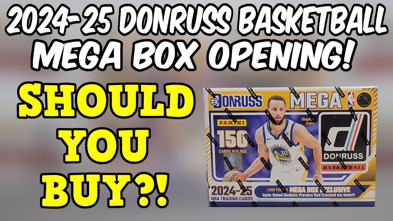 SHOULD YOU BUY?! 2024-24 Donruss Basketball Mega Box Opening And Review!