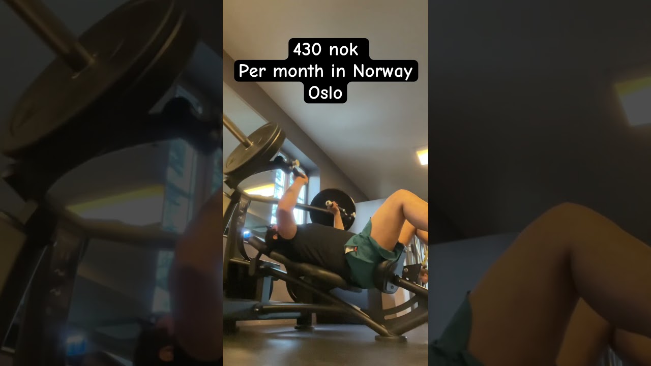 Gym fees in Norway Oslo #gymexercise