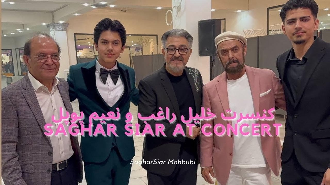 Saghar Mahbubi - Naim Popal & Khalil Ragheb Live Concert