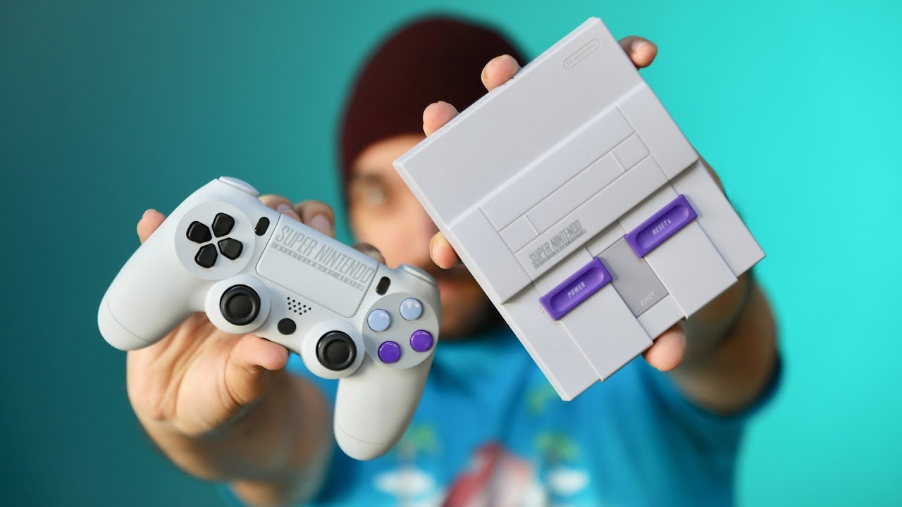 Tried an SNES mini with PS4 Controller!