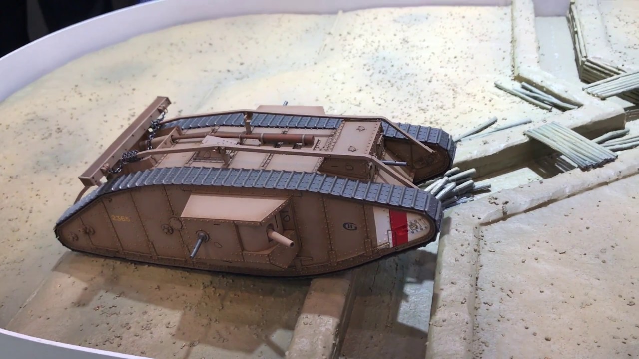 【静岡ホビーショー 2018】タミヤ、1/35 RCタンク「マークIVメール」