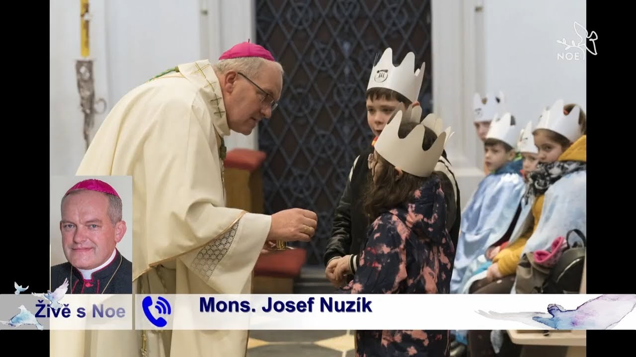 Arcibiskup Josef Nuzík: hledat způsoby, aby bylo evangelium co nejsrozumitelnější | Živě s Noe