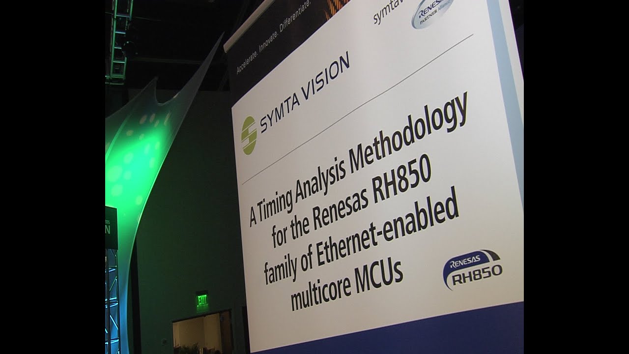 DevCon 2015: Symtavision Software and Renesas RH850