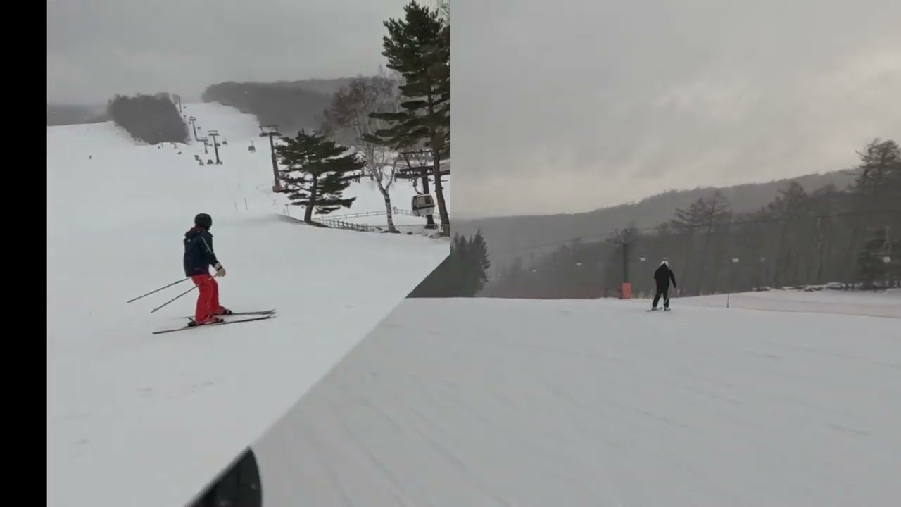 2026/01/08 (木) 白樺高原国際スキー場 2026年初？ お友達と滑ると楽しい！ 5人の合計年齢370歳越え
