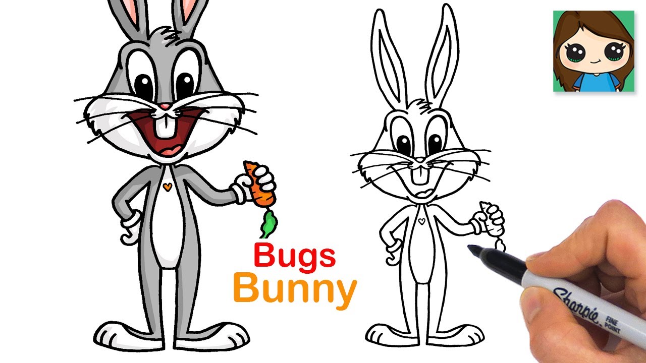 How to Draw Bugs Bunny 🥕