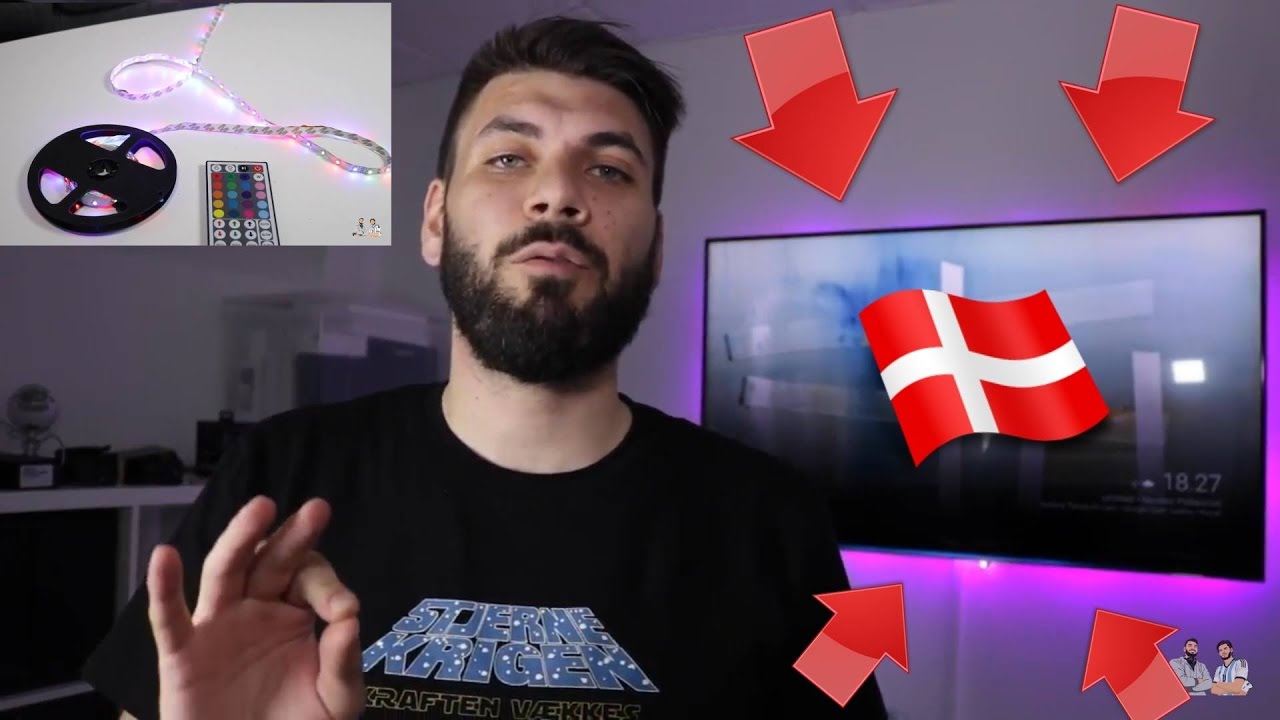 LED Lys/Strips: Billigt Lys til Youtube, der ser fedt ud! (Dansk)