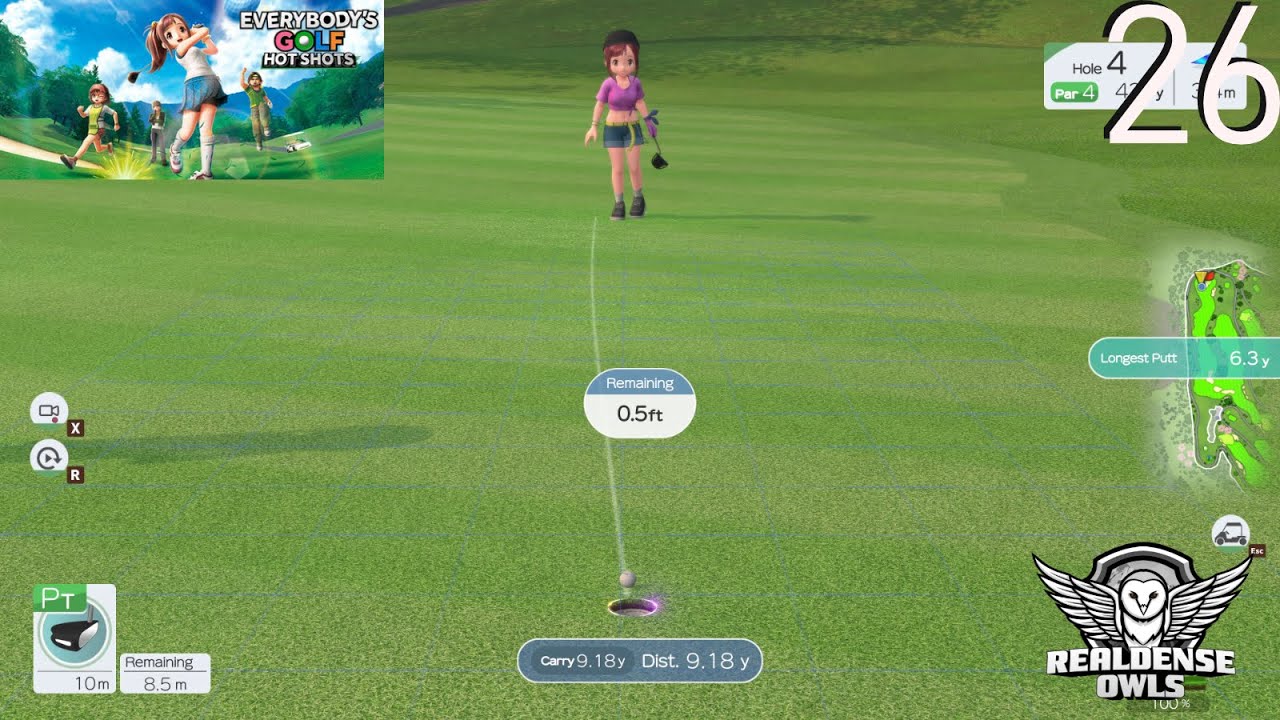 It bounced out! - Everybody's Golf Hot Shots [26]