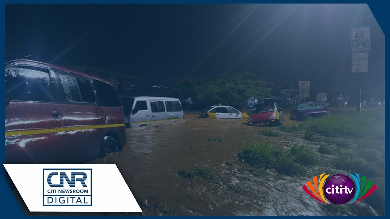 Parts of Accra flooded after Monday downpour
