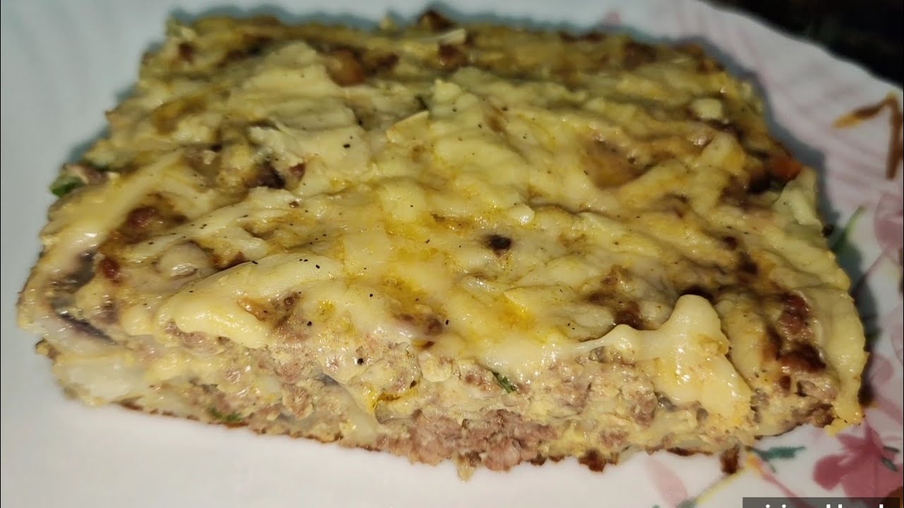 غراتان بطاطا و لحم مفروم مفرمج سلاك الحاصلين😂 ستدمنين عليه بنة ويوجد بالخف gratin de pommes de terre