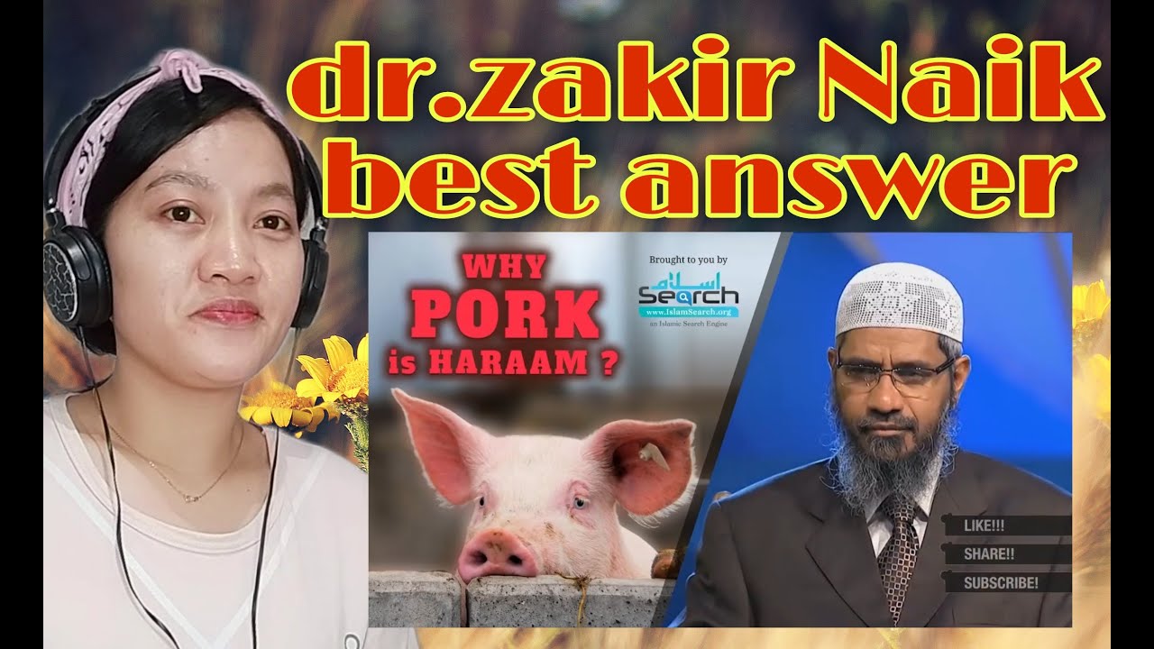 TAUSOG GIRL REACT/why pork is Haraam(Dr.Zakir Naik best respond) REACTION