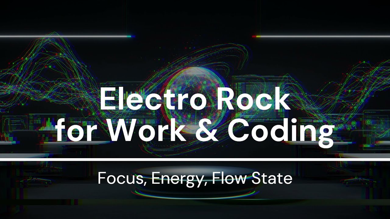 Electro Rock for Work & Coding | Focus, Energy, Flow State