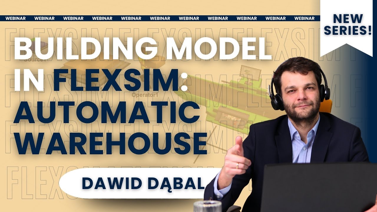 BUILDING MODEL IN FLEXSIM: AUTOMATIC WAREHOUSE | Step-by-Step Simulation Tutorial (Part 1)