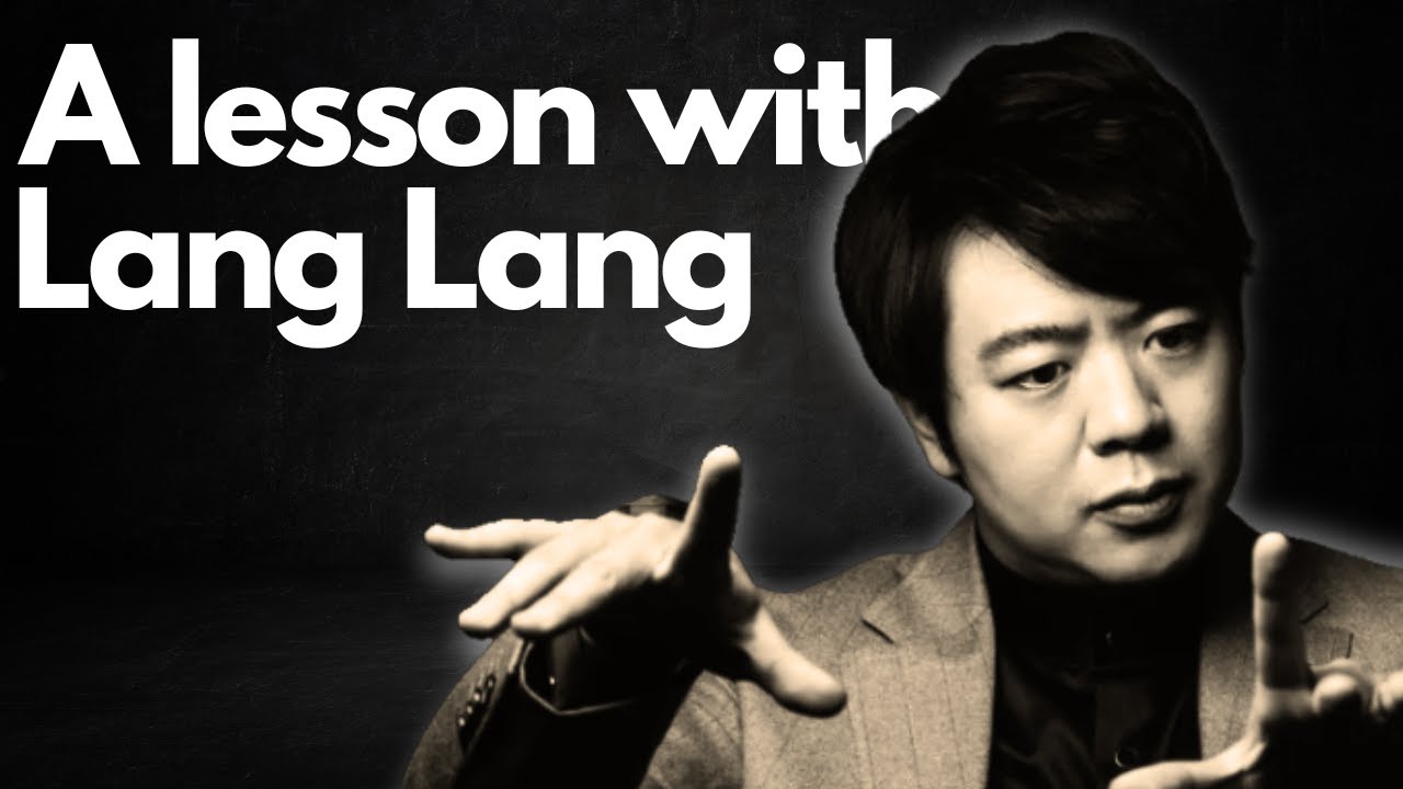 Piano lesson with Lang Lang