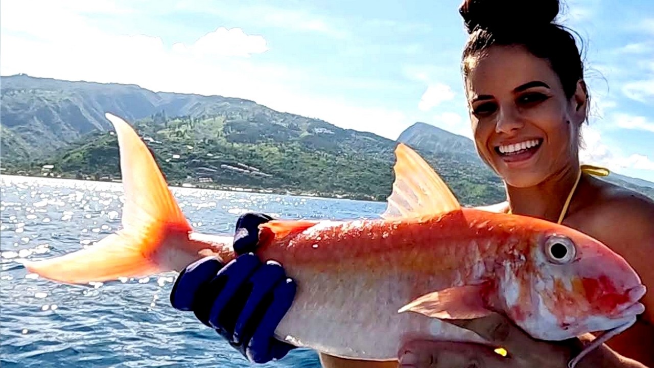 on TEST des spots de PêCHE autour de l'île de TAHITI