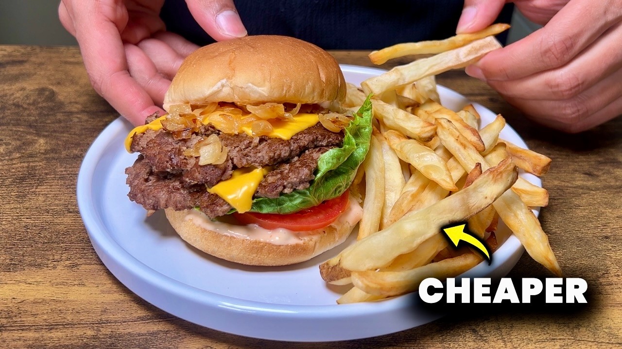 I Made a Burger & Fries for Fat Loss (secret sauce recipe revealed)
