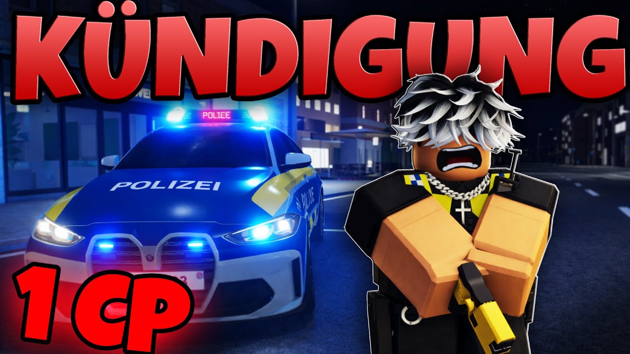 1 FEHLER=KÜNDIGUNG (ZU SCHWER?!) als POLIZIST in NOTRUF HAMBURG) | ROBLOX Notruf Hamburg