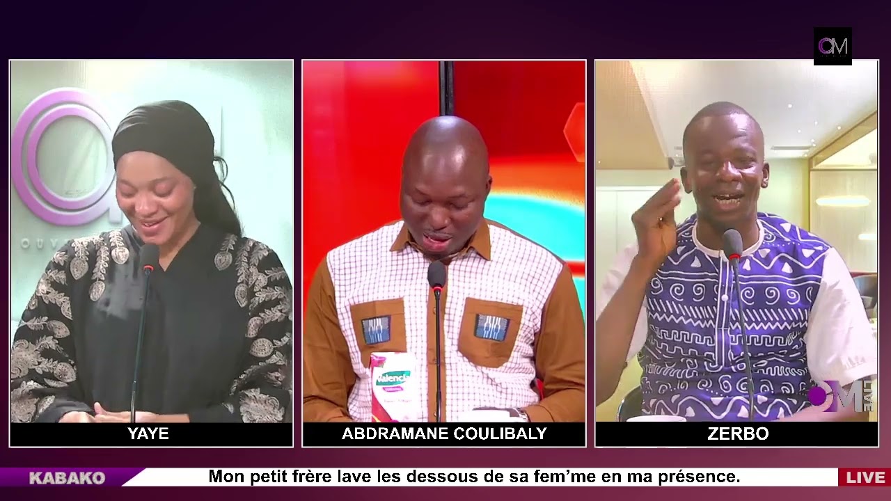 OM LIVE : #Kabako / Mon petit frère lave les dessous de sa fem’me en ma présence.