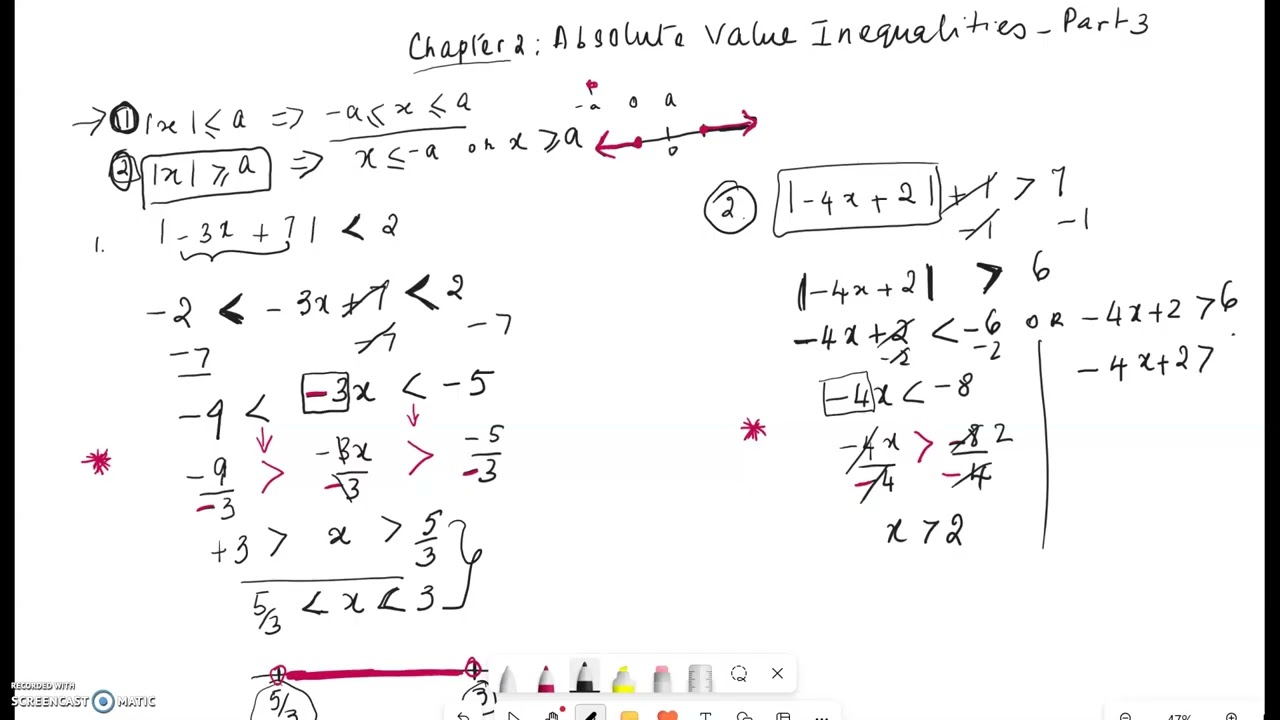 MTH100 Absolute Value Inequaliy Part 3