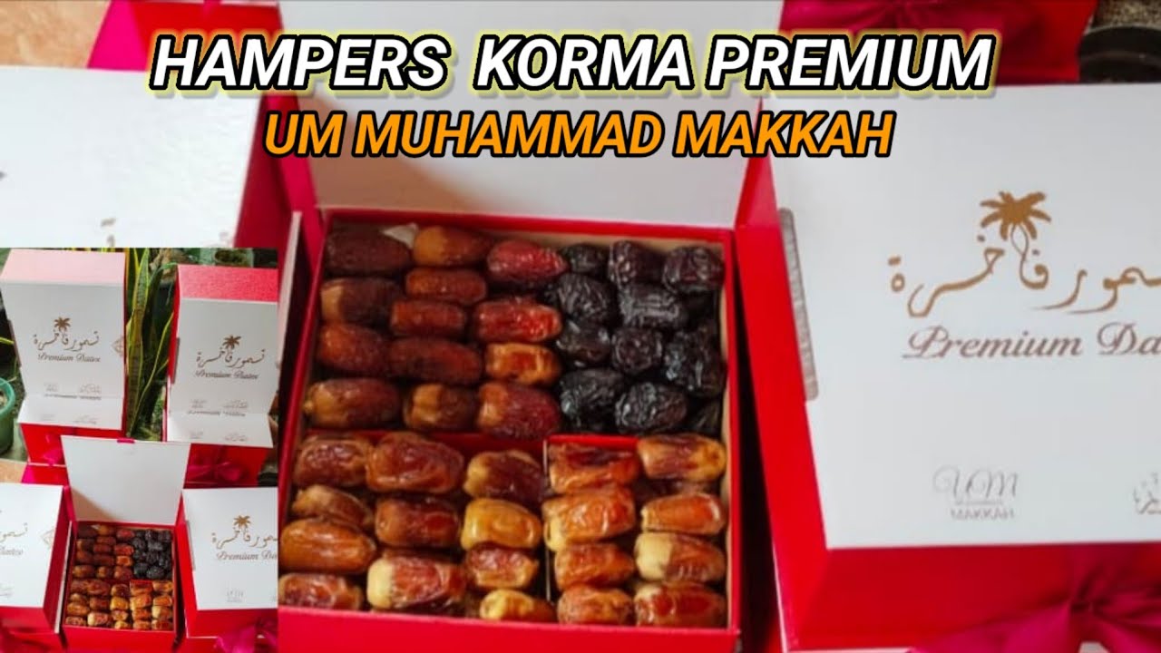 KORMA PREMIUM DARI UM MUHAMMAD MAKKAH SUDAH READY DI INDONESIA ASLI PENGIRIMAN DARI MAKKAH