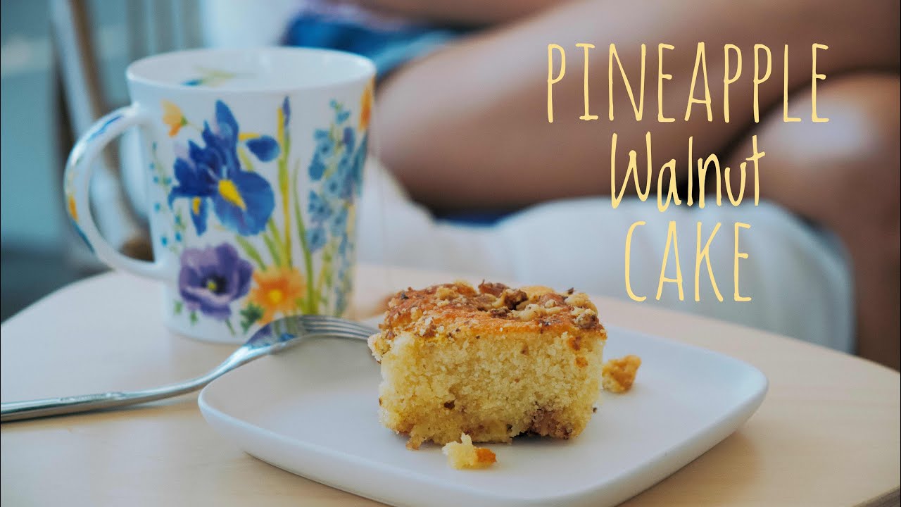 How to Make Pineapple Walnut Cake