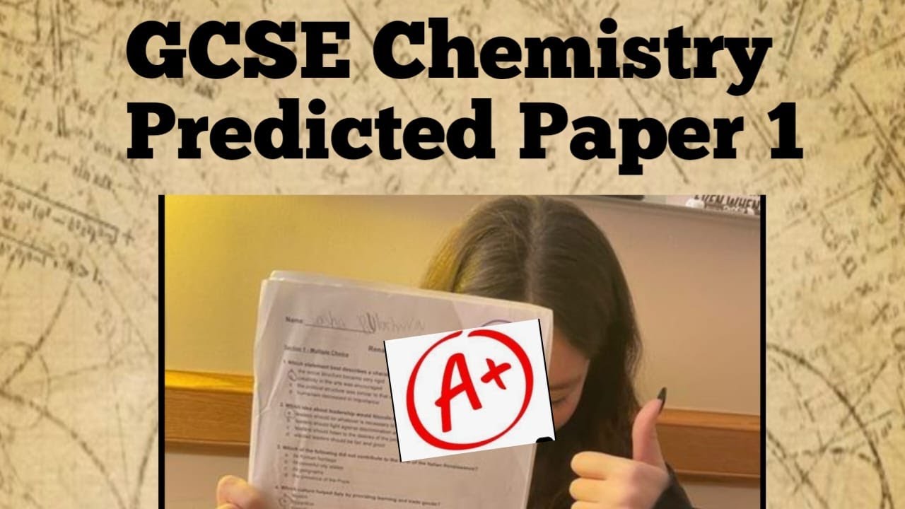 GCSE AQA Chemistry Paper 1 Predicted Paper 2026 Part 1