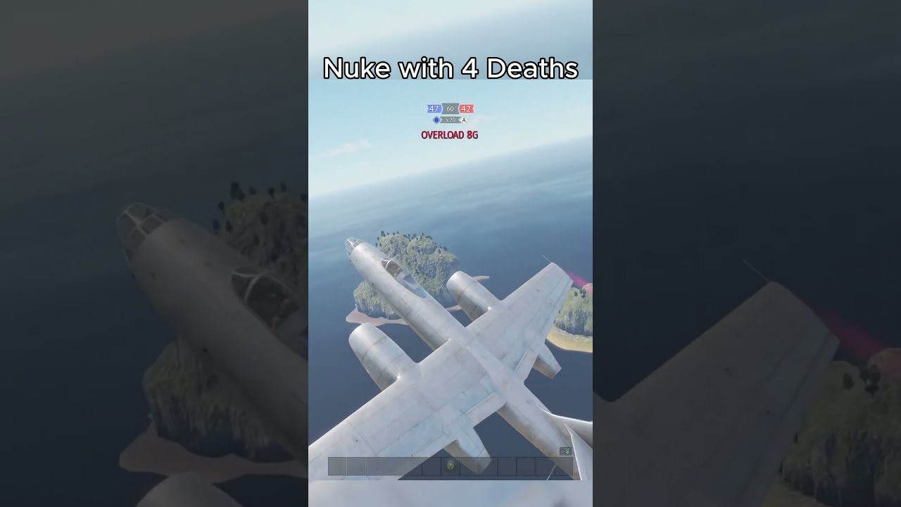Nuke With 4 Deaths  in War Thunder #gaijin#warthunder#military #youtubeshorts#gaming#warthundertanks