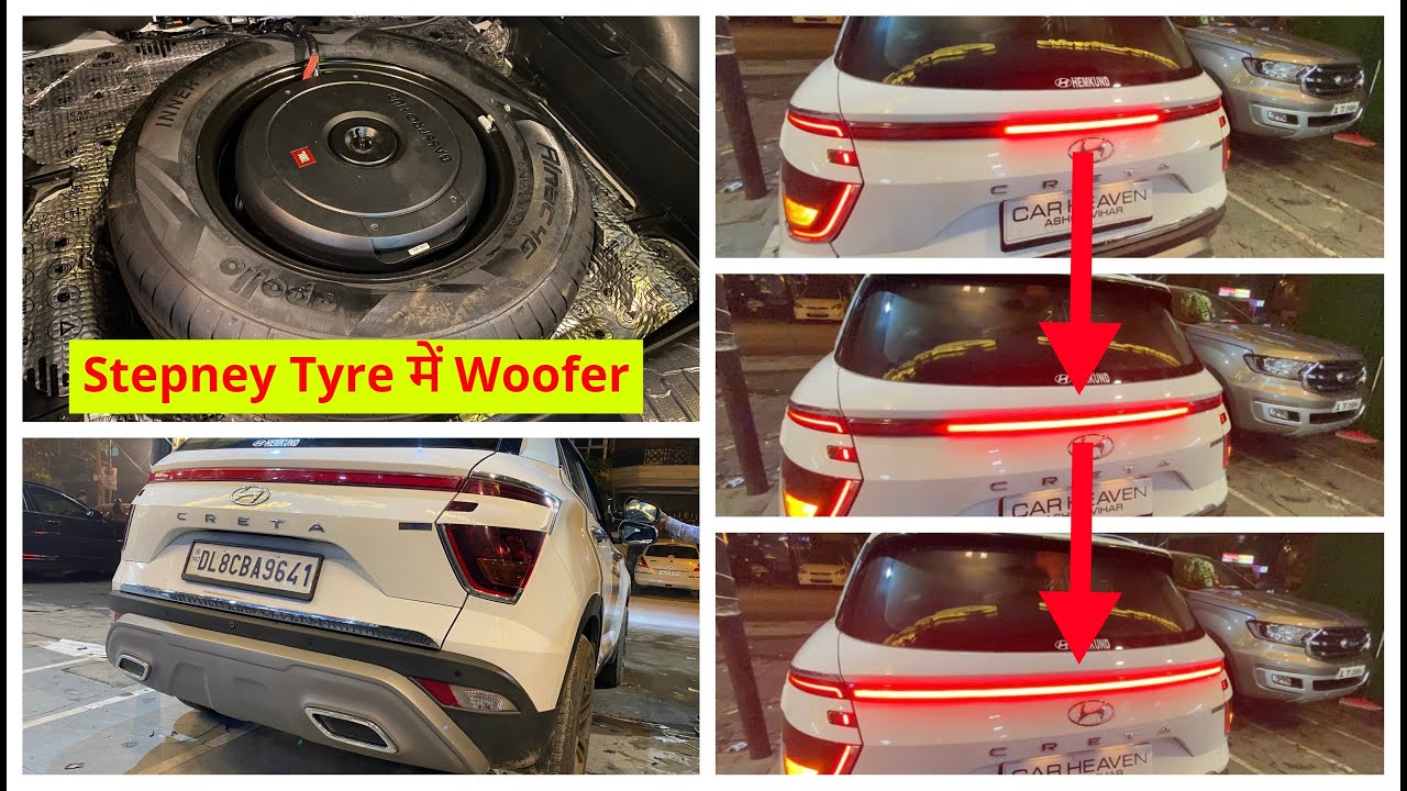 SAVE YOUR BOOT SPACE 🤸🏻‍♂️ : Spare Tire Subwoofer | Stepney Subwoofer | Creta 2021 | Creta Modified