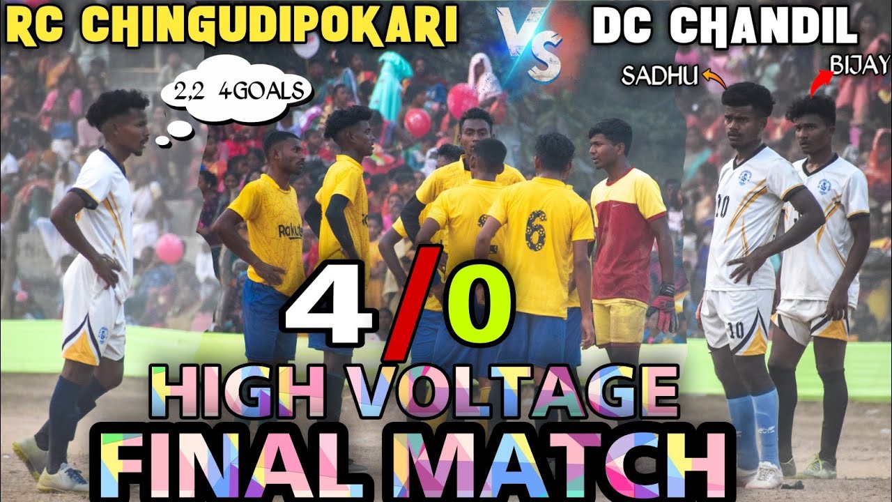 FINAL MATCH II DANGER CLUB CHANDIL 🆚 RC CHINGUDIPOKHARI II AT SARJOMDI FOOTBALL TOURNAMENT