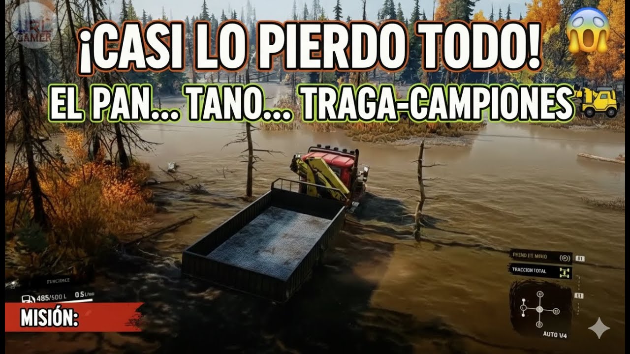 Snowrunner Ep 4 EL PANTANO TRAGA-CAMIONES 🚜 | Misión: Drenaje Imposible