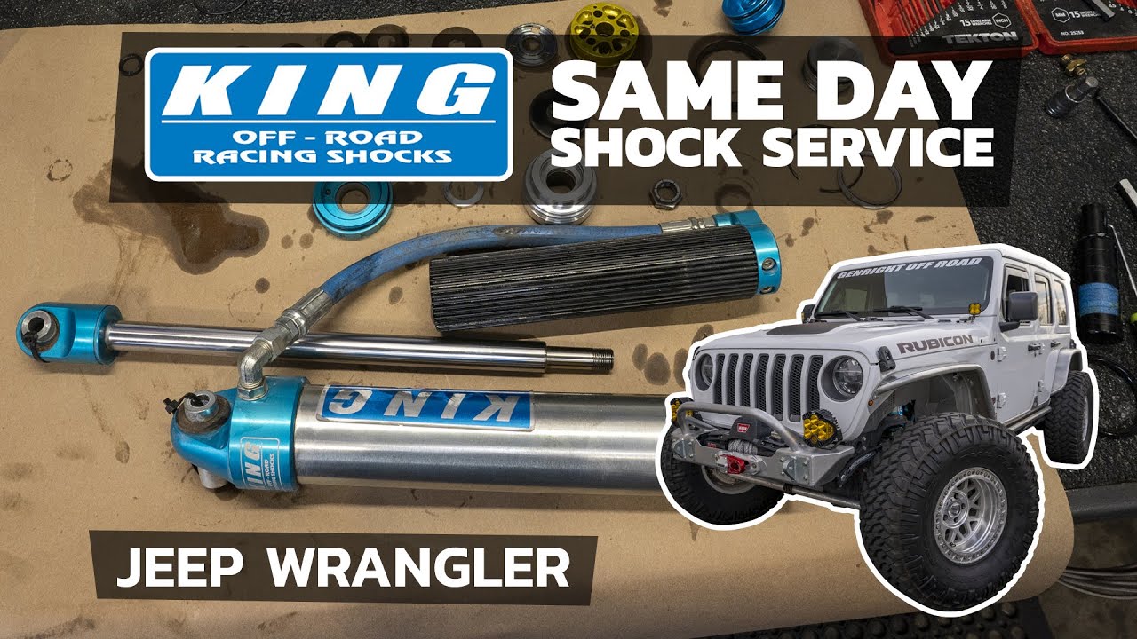 Same Day Shock Service - Wrangler JL King Shocks Refresh
