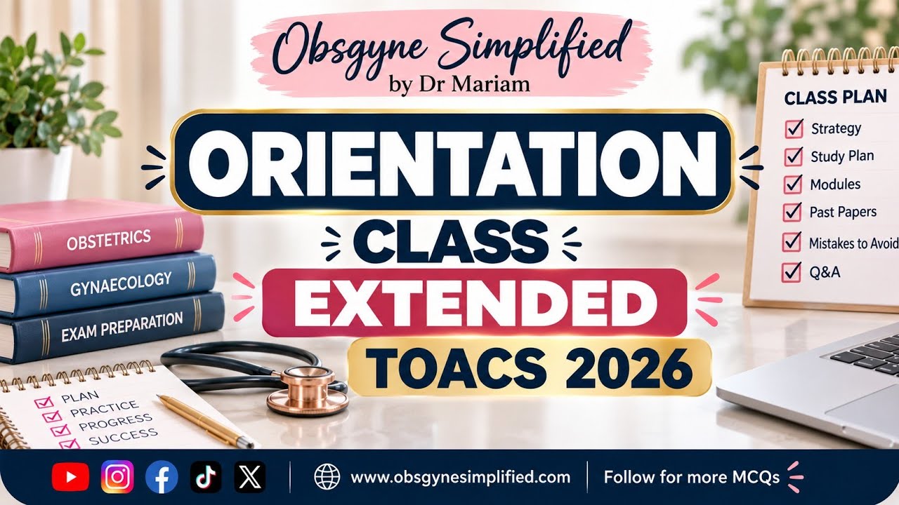 Orientation TOACS class 2026