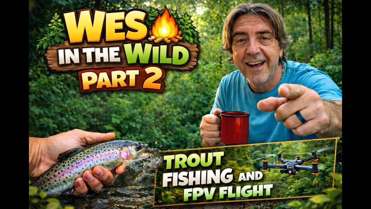 Trout Fishing - FPV Flight | Paint Creek Access 