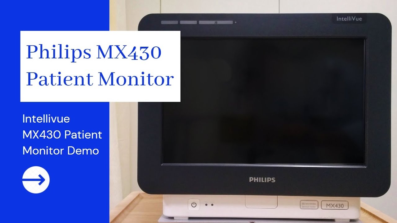 Демонстрация Philips IntelliVue MX430 | Монитор пациента | Как использовать | Модуль MMS | Модуль...