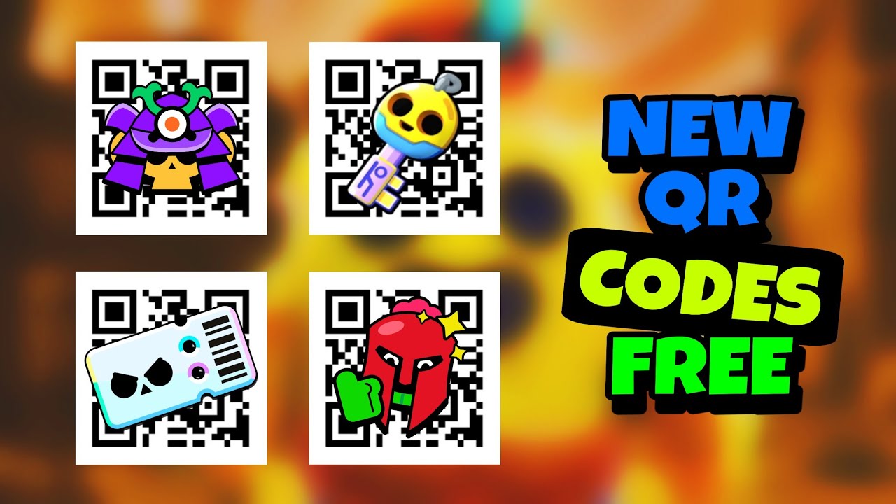 All working QR CODES in Brawlstars