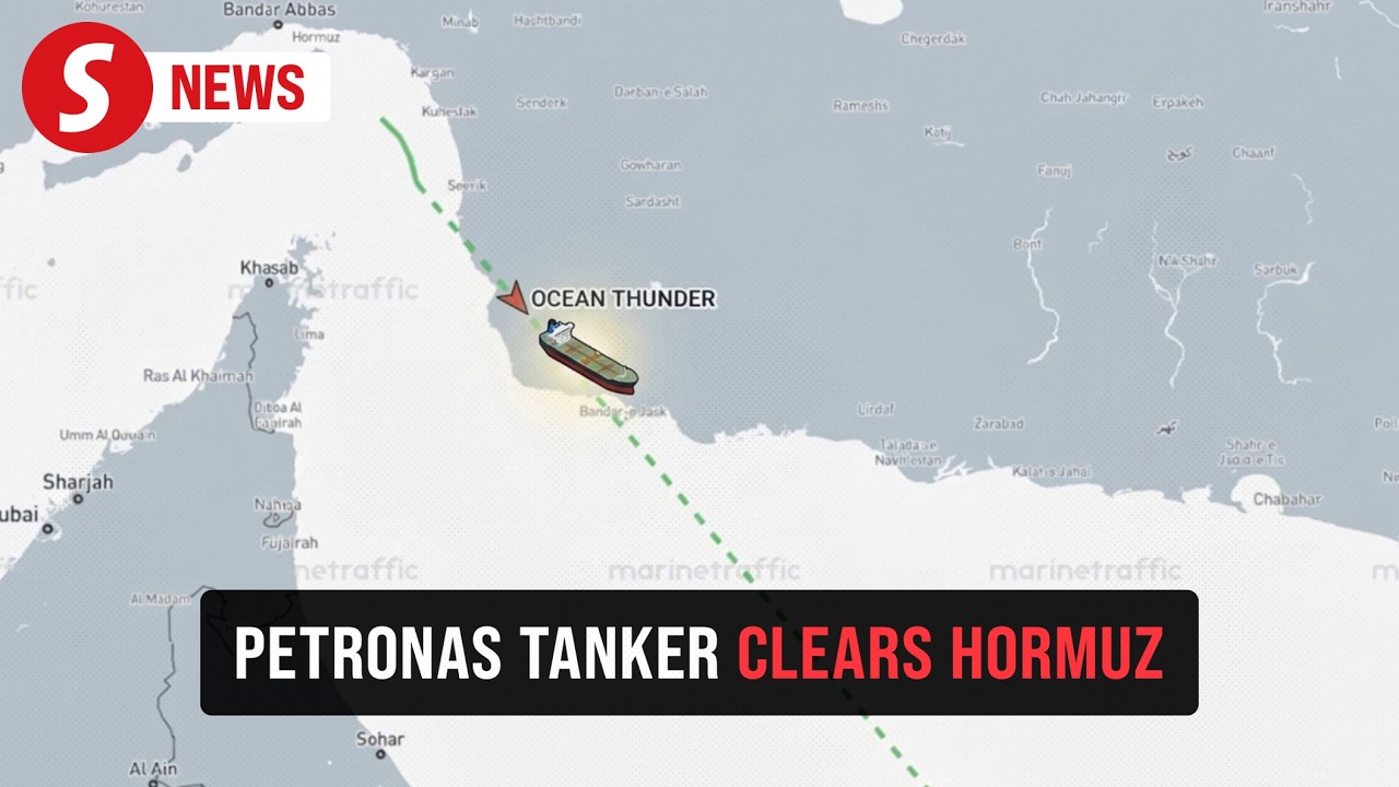 PETRONAS-chartered tanker loaded with Iraqi crude passes through Strait of Hormuz
