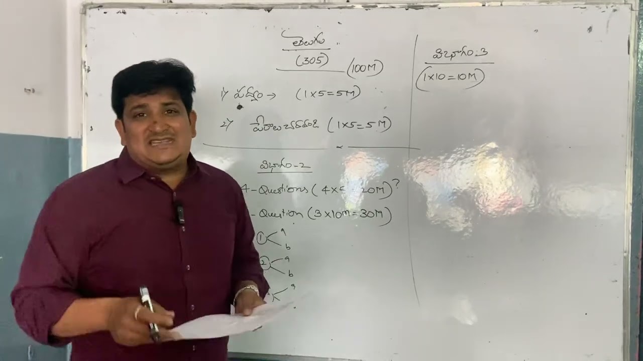 Telugu - INTER 305 - Model Paper