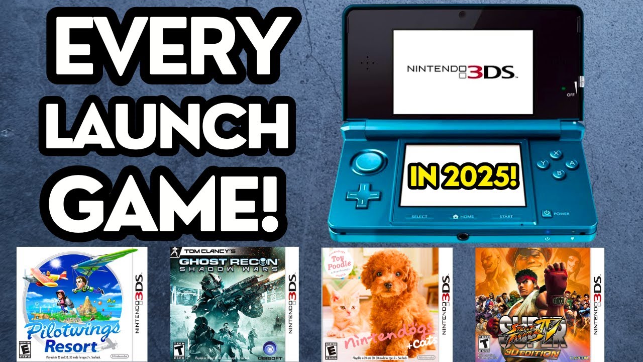 Playing Every 3DS Launch Game 15 Years Later
