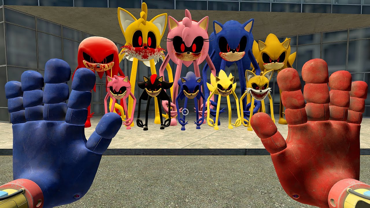 SURVIVING BOSS SONIC INNYUME SMILEY.EXE & SUPER SONIC SMILEY'S AND OTHER In Garry's Mod