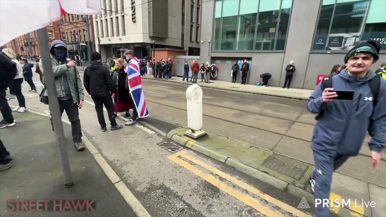 Britain First protest in Manchester - Live Feed Footage (21st Feb 2026)