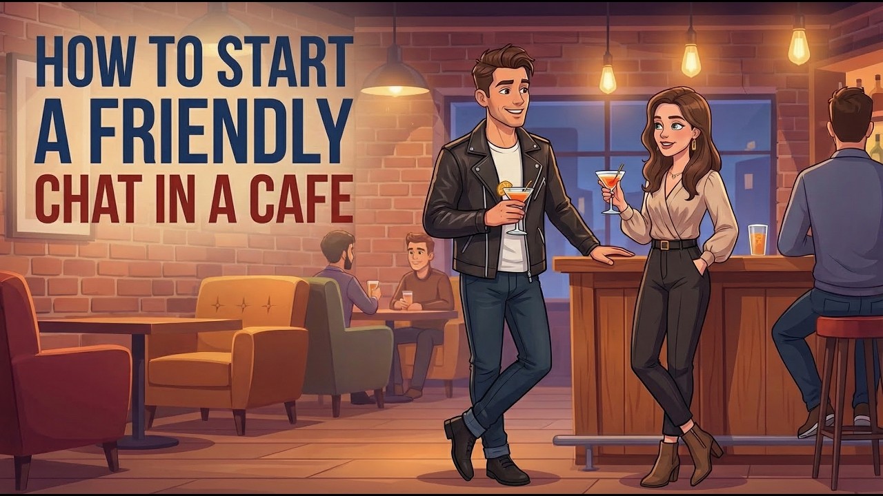 Как начать дружескую беседу в кафе. Простой английский разговор ☕